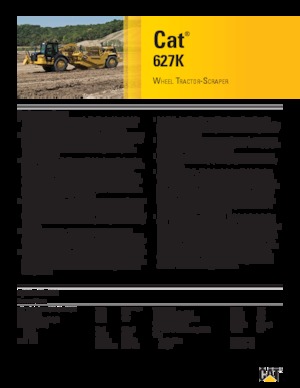 Skrejpry Caterpillar 627K