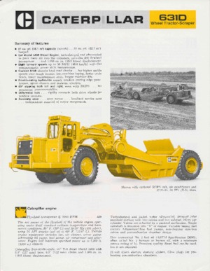 Skrejpry Caterpillar 631D