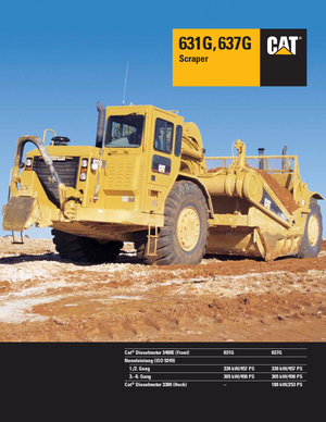 Skrejpry Caterpillar 637G Auger