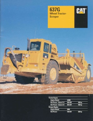 Skrejpry Caterpillar 637G