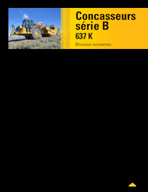 Skrejpry Caterpillar 637K