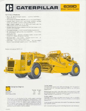 Skrejpry Caterpillar 639D