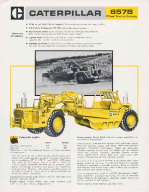 Skrejpry Caterpillar 657B
