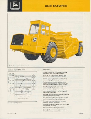 Skrejpry John Deere Construction 862B
