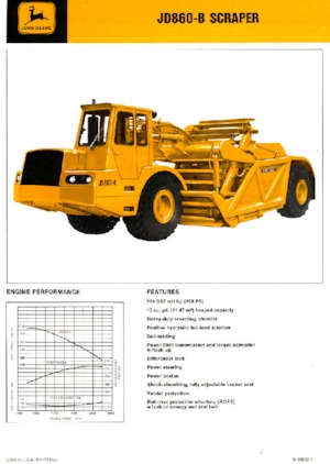 Skrejpry John Deere Construction JD860-B