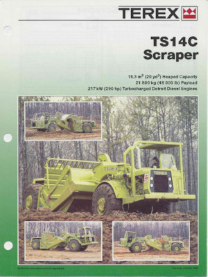 Skrejpry Terex TS14C