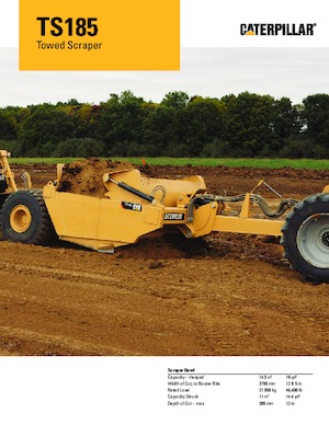 Skrejpry Caterpillar TS185