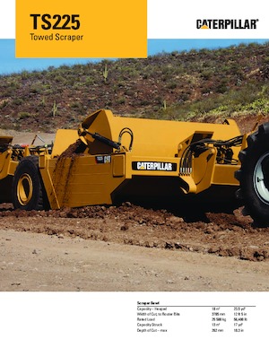 Skrejpry Caterpillar TS225