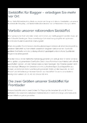 Lžíce třídicí Epiroc BS 2200