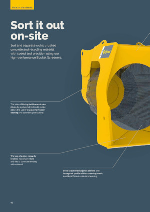 Lžíce třídicí Epiroc BS 1600