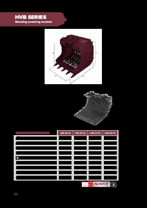 Lžíce třídicí Hydra Ram HVB-16HD