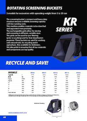 Lžíce třídicí Hammer KR06