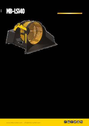 Lžíce třídicí MB Crusher MB-LS140