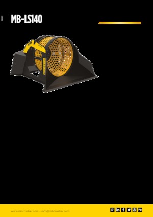 Lžíce třídicí MB Crusher MB-LS140
