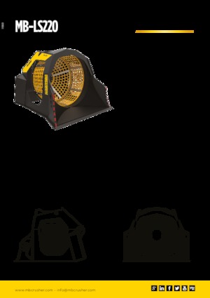 Lžíce třídicí MB Crusher MB-LS220