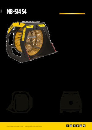 Lžíce třídicí MB Crusher MB-S14 S4