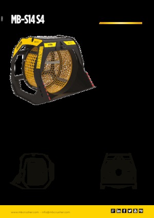 Lžíce třídicí MB Crusher MB-S14 S4