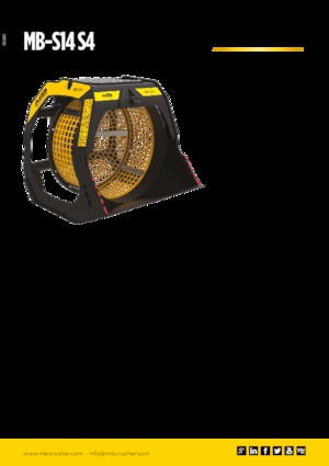 Lžíce třídicí MB Crusher MB-S14 S4