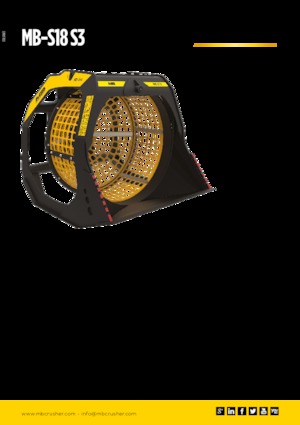 Lžíce třídicí MB Crusher MB-S18 S3