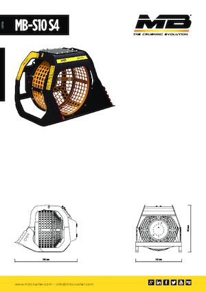 Lžíce třídicí MB Crusher MB-S10 S4
