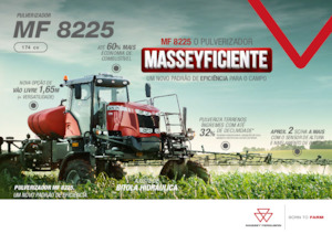 Samojízdné postřikovače Massey Ferguson MF 8225