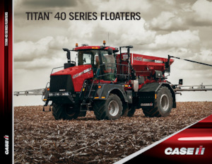 Samojízdné postřikovače Case IH Titan 3540