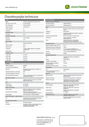 Samojízdné postřikovače John Deere 5430i