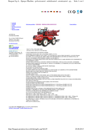 Samojízdné postřikovače Bargam Mac 5000 S