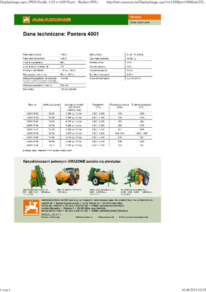 Samojízdné postřikovače Amazone Pantera 4001 (33)