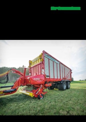 Silážní přívěsy Pöttinger Jumbo 10020 D