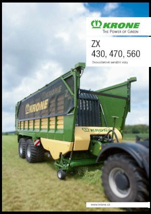 Silážní přívěsy Krone ZX 470 GD 