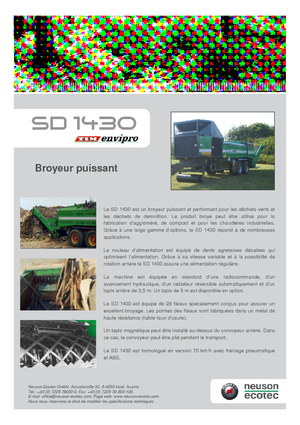 Drtičky Neuson-Ecotec SD 1430