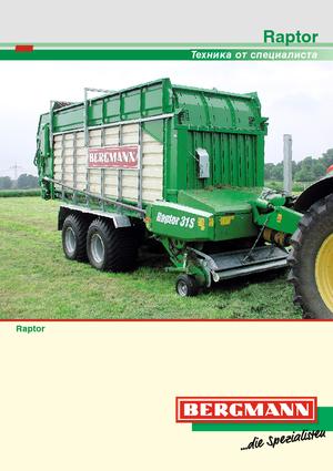 Silážní přívěsy L. Bergmann Raptor 35 S