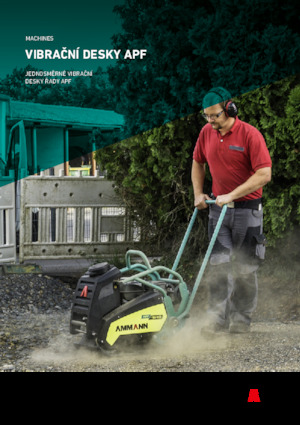 Jednosměrné vibrační desky Ammann APF 1540