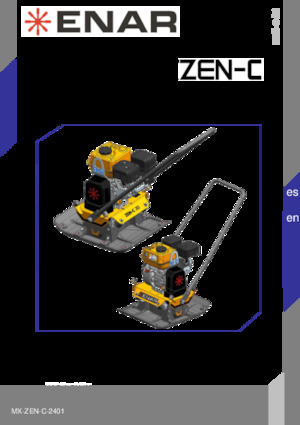 Jednosměrné vibrační desky Enar ZEN-C 20