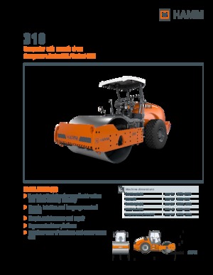 Tahačové válce Hamm 318