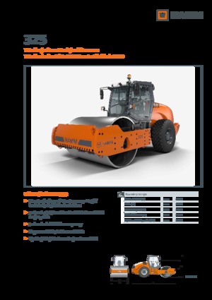 Tahačové válce Hamm 325