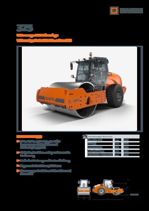 Tahačové válce Hamm 325