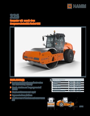 Tahačové válce Hamm 325