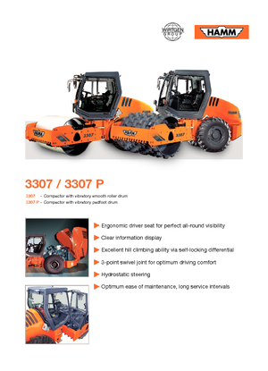 Tahačové válce Hamm 3307