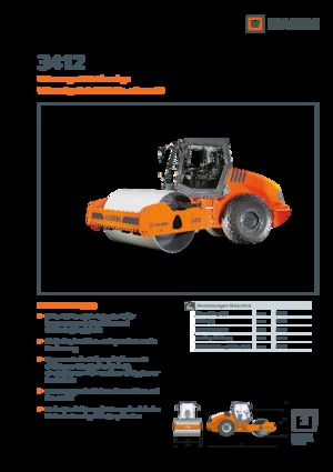 Tahačové válce Hamm 3412