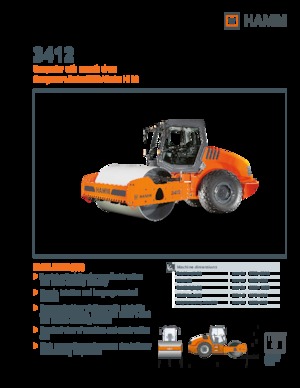 Tahačové válce Hamm 3412