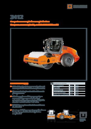 Tahačové válce Hamm 3412