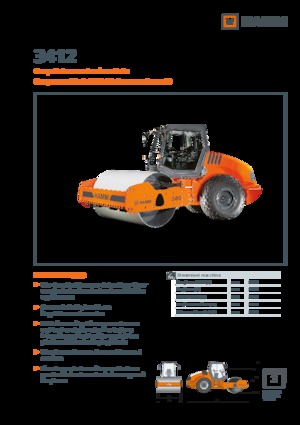 Tahačové válce Hamm 3412