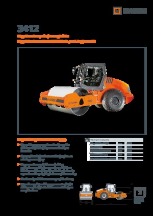 Tahačové válce Hamm 3412