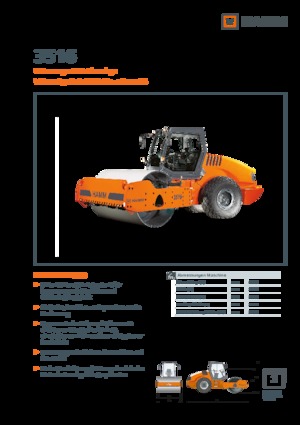 Tahačové válce Hamm 3516