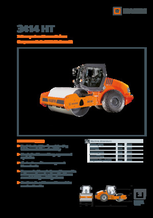 Tahačové válce Hamm 3518 HT