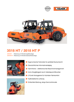 Tahačové válce Hamm 3518 HT-V