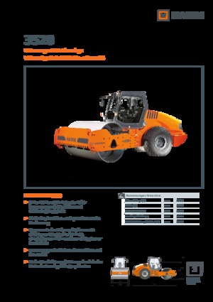 Tahačové válce Hamm 3520