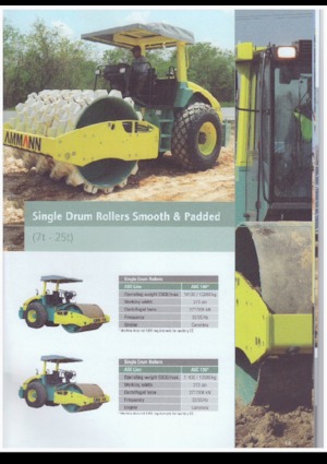 Tahačové válce Ammann AC 70